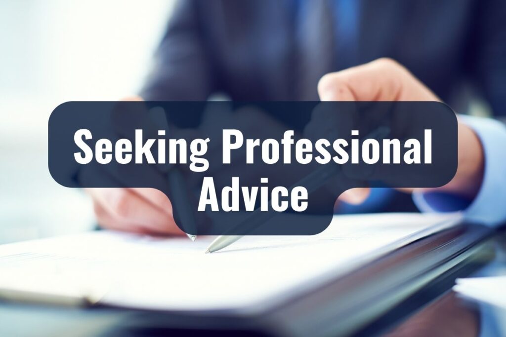 Seeking Professional Advice